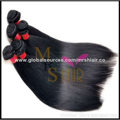 18" Human Hair Weave Extensions, Dark Color